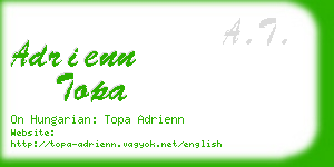 adrienn topa business card